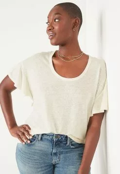 Old Navy Linen Flutter Top -Cykler Salgsbutik old navy 5573 5635706 5