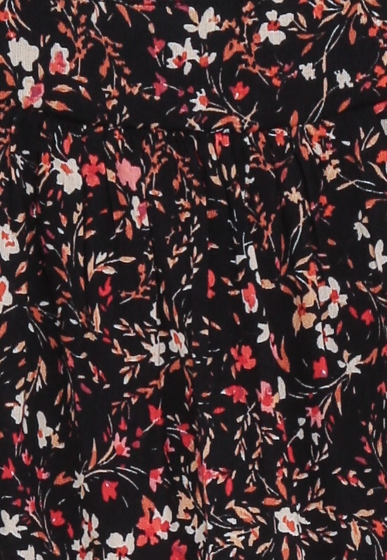 Old Navy Olx G S Ss Black Floral Jumpsuit 5 Old Navy Olx G S Ss Black Floral Jumpsuit - Billede 3