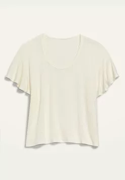 Old Navy Linen Flutter Top -Cykler Salgsbutik old navy 5576 5635706 8