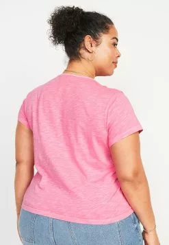 Old Navy Short Sleeves High Hip Henley Tee -Cykler Salgsbutik old navy 5766 2591116 7