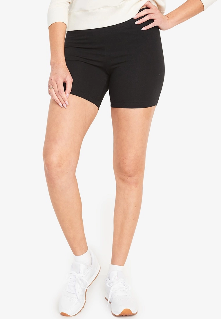 Old Navy High-Waisted Jersey Biker Shorts 3 Old Navy High-Waisted Jersey Biker Shorts