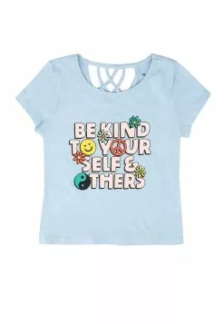 Old Navy Short-Sleeves Lattice-Back Graphic T-Shirt