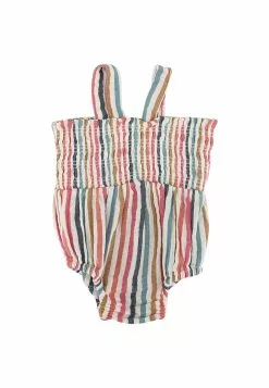 Old Navy Smocked-Bodice Stripe Romper