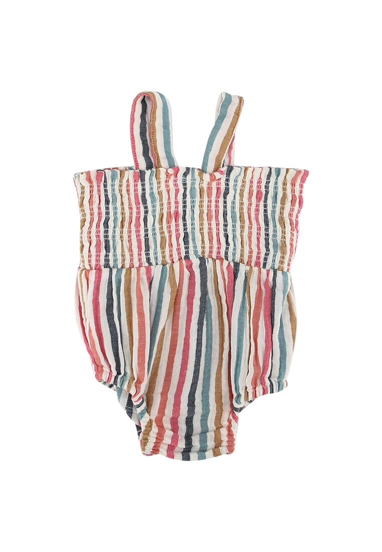 Old Navy Smocked-Bodice Stripe Romper 3 Old Navy Smocked-Bodice Stripe Romper