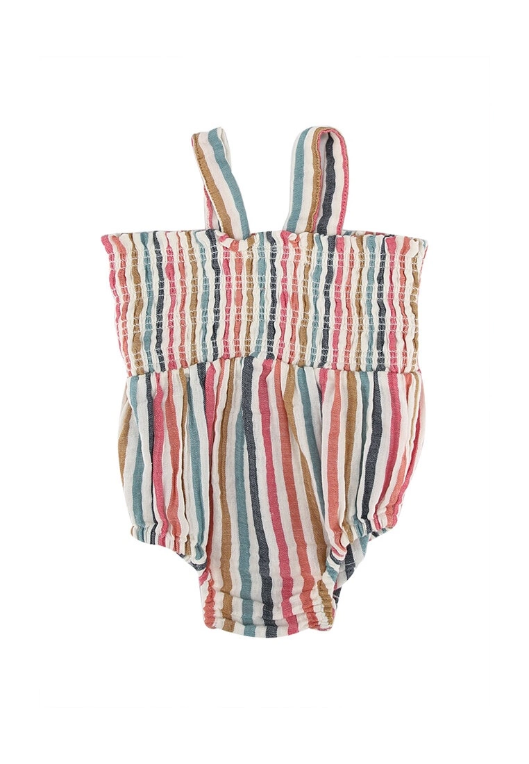 Old Navy Smocked-Bodice Stripe Romper 4 Old Navy Smocked-Bodice Stripe Romper - Billede 2