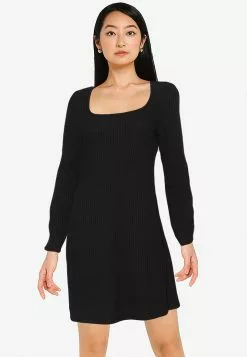 Old Navy Ls A-Line Knit Mini Solids Pf