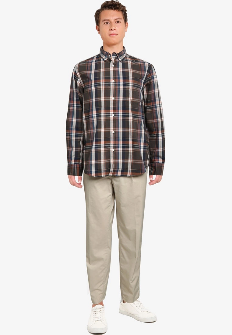 Old Navy Regular Fit Built-In Flex Everyday Printed Shirt 6 Old Navy Regular Fit Built-In Flex Everyday Printed Shirt - Billede 4