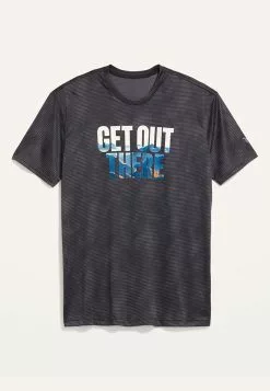 Old Navy Graphic Go-Dry Cool Odor-Control Core T-Shirt -Cykler Salgsbutik old navy 6207 2448026 4