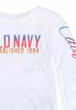 Old Navy Long Sleeve Graphic Tee -Cykler Salgsbutik old navy 6291 6042495 3