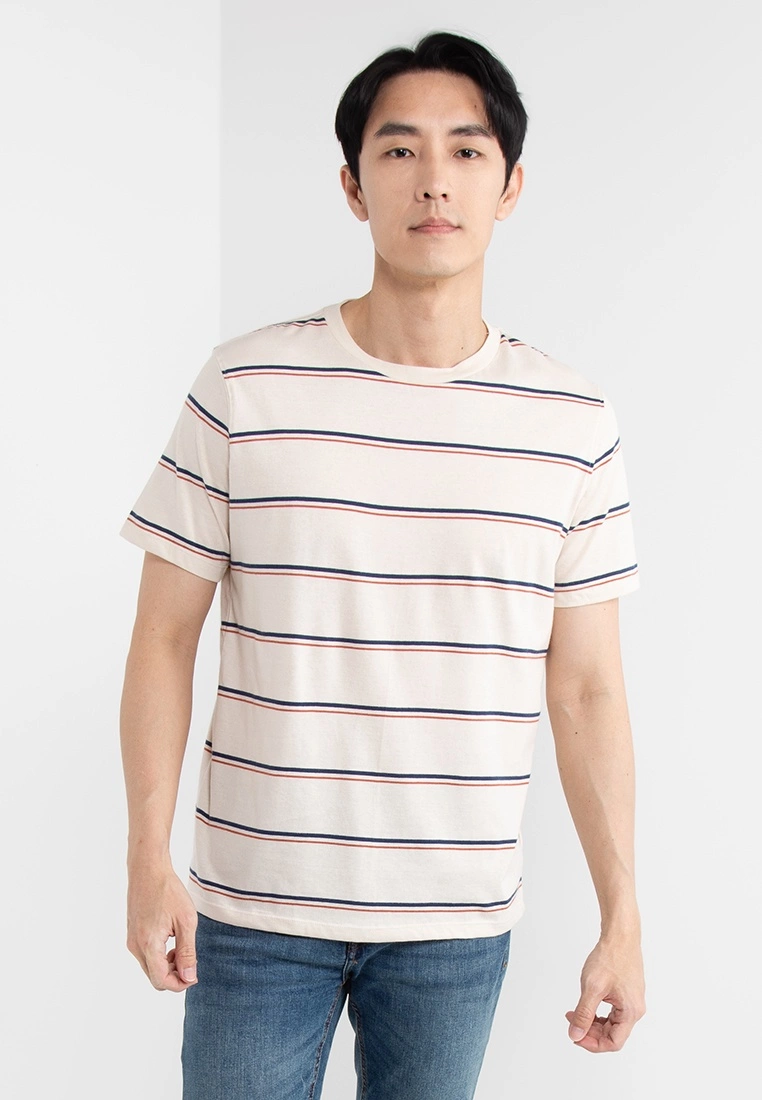 Old Navy Soft Washed Thin Stripe T-Shirt 3 Old Navy Soft Washed Thin Stripe T-Shirt