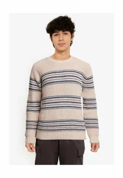 Old Navy Striped Textured-Cotton Crew-Neck Sweater