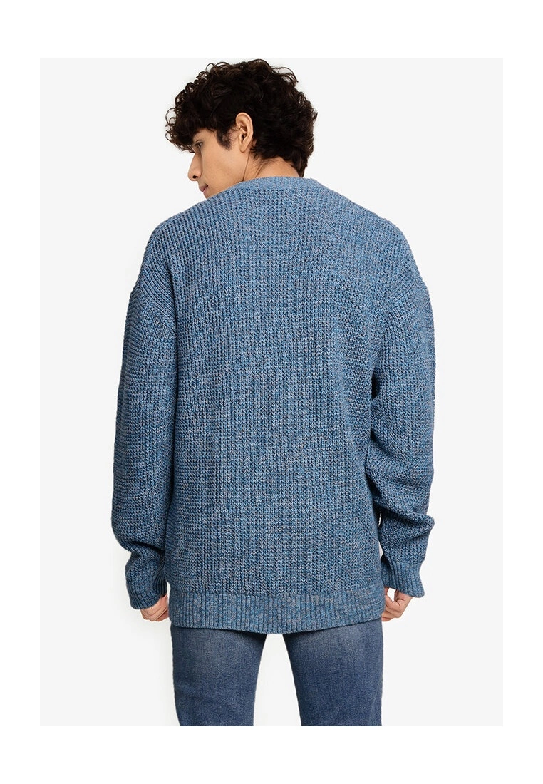 Old Navy Waffle-Textured Cotton Crew-Neck Sweater 4 Old Navy Waffle-Textured Cotton Crew-Neck Sweater - Billede 2