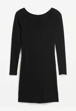 Old Navy Fitted Scoop-Neck Rib-Knit Mini Dress -Cykler Salgsbutik old navy 6570 7339736 8