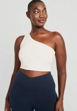 Old Navy Powerchill Longline One Shoulder Sports Bra -Cykler Salgsbutik old navy 6574 2439736 4