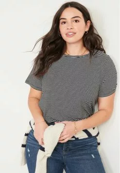 Old Navy Luxe Crew Mvs Stripe Tee -Cykler Salgsbutik old navy 6596 0115706 5