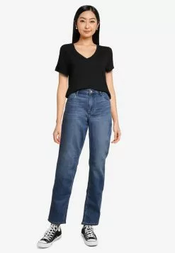 Old Navy High-Waisted Medium-Wash Straight Jeans 9 Old Navy High-Waisted Medium-Wash Straight Jeans -Cykler Salgsbutik old navy 6629 2478395 4