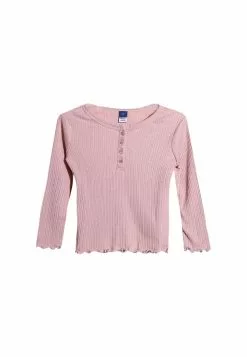 Old Navy Lettuce Edge Henley Top