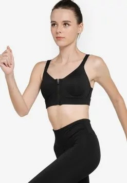 Old Navy High-Support PowerSoft Zip-Front Sports Bra