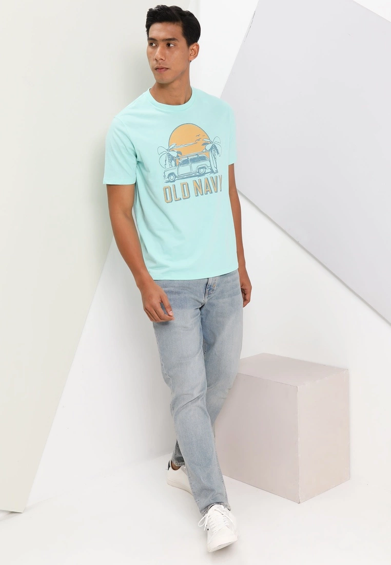 Old Navy Soft Washed Logo Graphic T-Shirt 10 Old Navy Soft Washed Logo Graphic T-Shirt - Billede 8