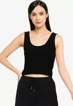 Old Navy Ribbed Sunday Sleep Crop Tank