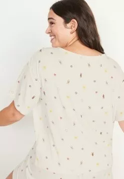 Old Navy Sunday Sleep Drapey Tee -Cykler Salgsbutik old navy 6839 5195895 5
