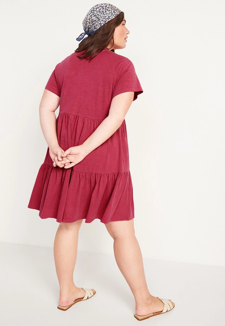 Old Navy All Day Tiered Knit Mini Dress 9 Old Navy All Day Tiered Knit Mini Dress - Billede 7