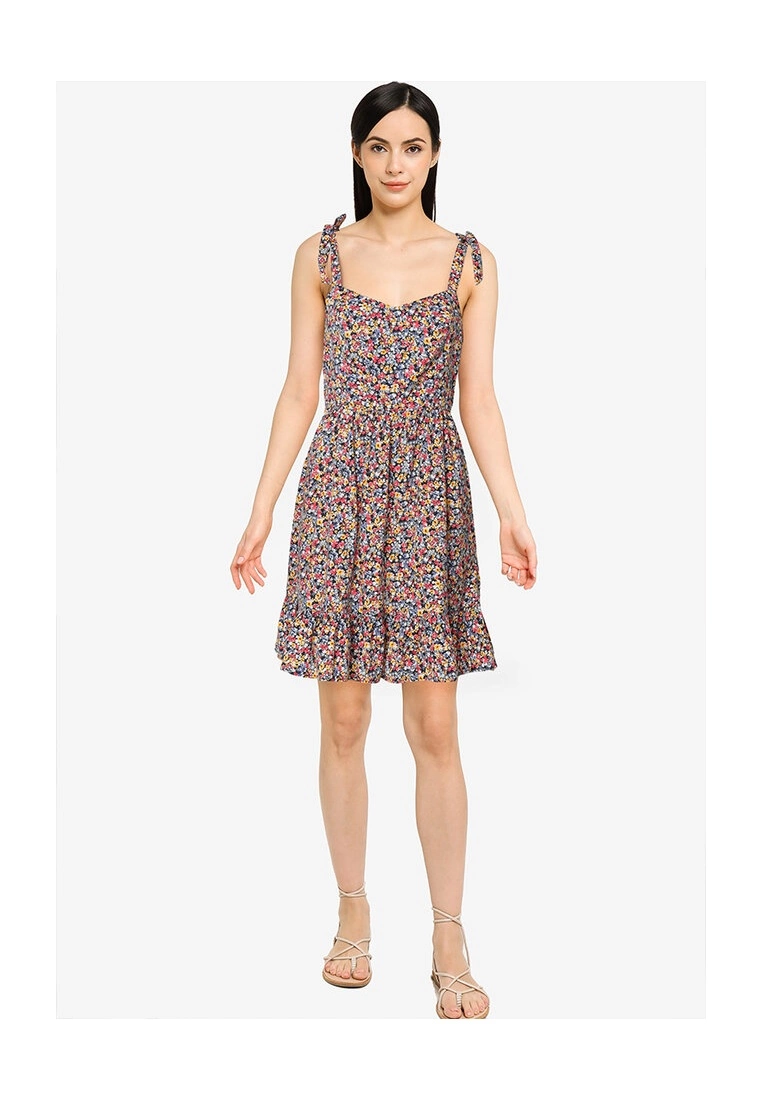 Old Navy Tie Strap Tiered Cami Mini Dress 6 Old Navy Tie Strap Tiered Cami Mini Dress - Billede 4