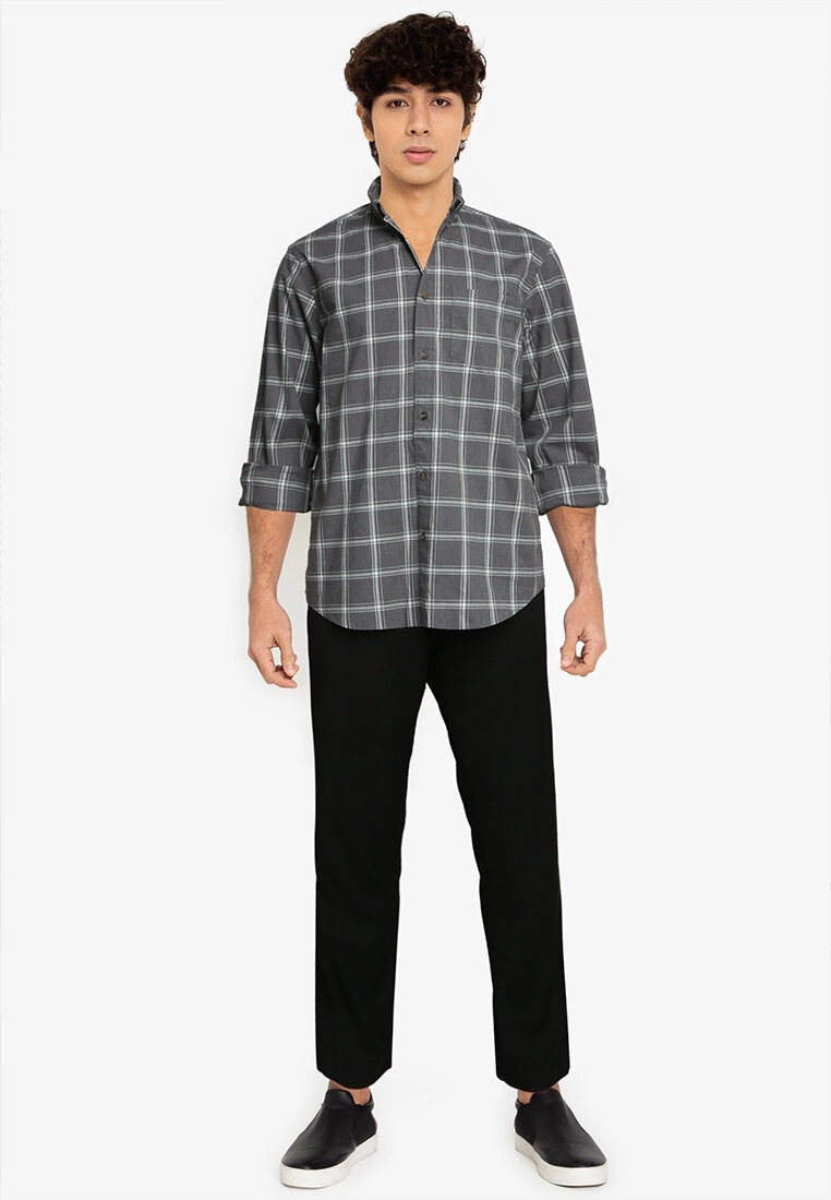 Old Navy Ls Reg Everyday Poplin Heather 6 Old Navy Ls Reg Everyday Poplin Heather - Billede 4