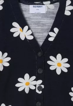 Old Navy Cozy Slub-Knit Printed Button-Front Cardigan -Cykler Salgsbutik old navy 7007 6349736 3