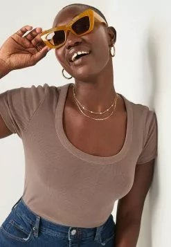 Old Navy Fitted Rib-Knit T-Shirt -Cykler Salgsbutik old navy 7077 3959326 4