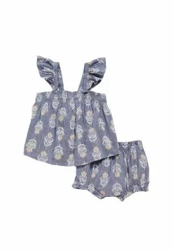 Old Navy Ruffled Smocked Yoke Bubble Set