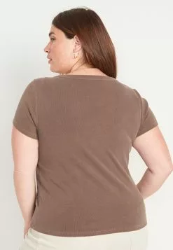 Old Navy Fitted Rib-Knit T-Shirt -Cykler Salgsbutik old navy 7084 3959326 7