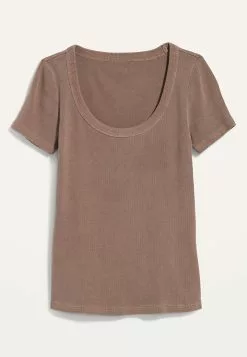 Old Navy Fitted Rib-Knit T-Shirt -Cykler Salgsbutik old navy 7086 3959326 8