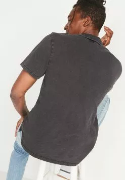 Old Navy Short Sleeves Slub Vintage Polo Shirt -Cykler Salgsbutik old navy 7090 7358906 2