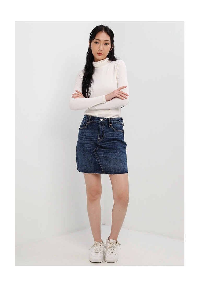 Old Navy Bright Medium Clean Mini Skirt 6 Old Navy Bright Medium Clean Mini Skirt - Billede 4