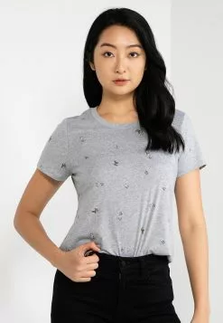 Old Navy EveryWear Heathered Holiday Printed T-Shirt