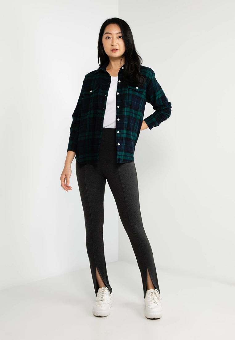 Old Navy Extra High-Waisted Stevie Skinny Split-Hem Pants 6 Old Navy Extra High-Waisted Stevie Skinny Split-Hem Pants - Billede 4