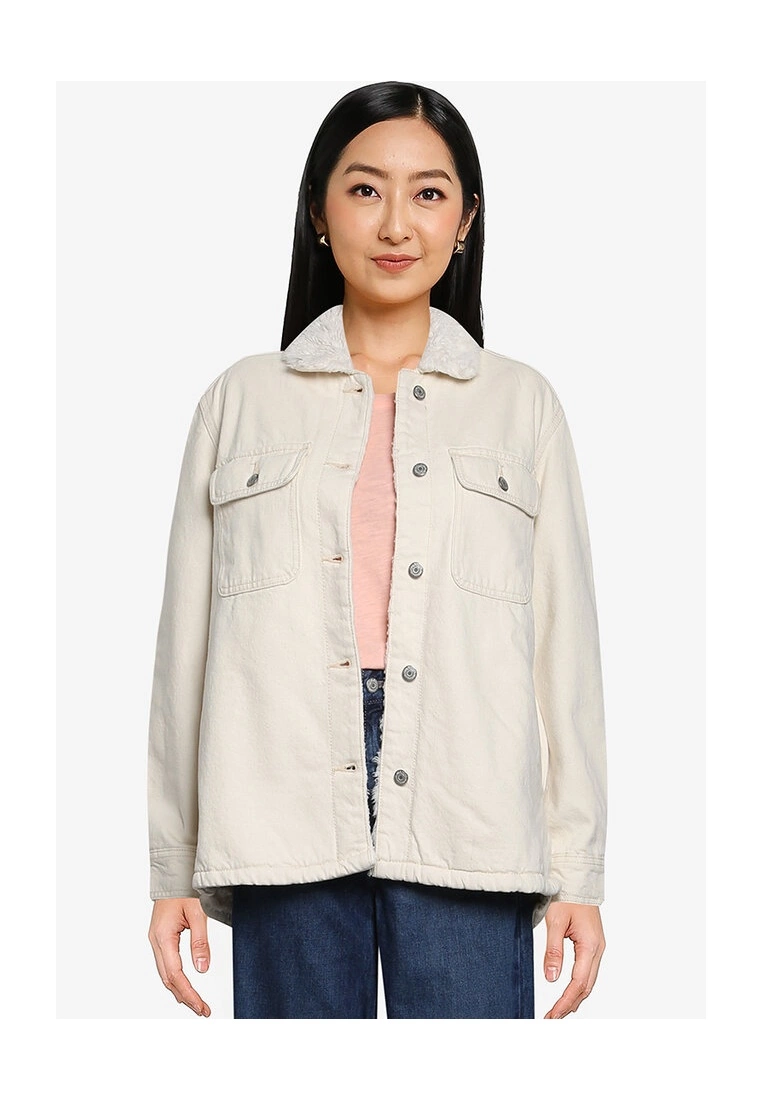 Old Navy Sherpa Denim Shacket 3 Old Navy Sherpa Denim Shacket