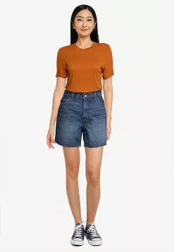 Old Navy Hot Slouchy 5 In Short Dark Wash Clean -Cykler Salgsbutik old navy 7363 0437995 4