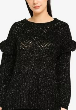 Old Navy Femme Pointelle Ruffle Lurex Sweater 8 Old Navy Femme Pointelle Ruffle Lurex Sweater -Cykler Salgsbutik old navy 7401 5873695 3