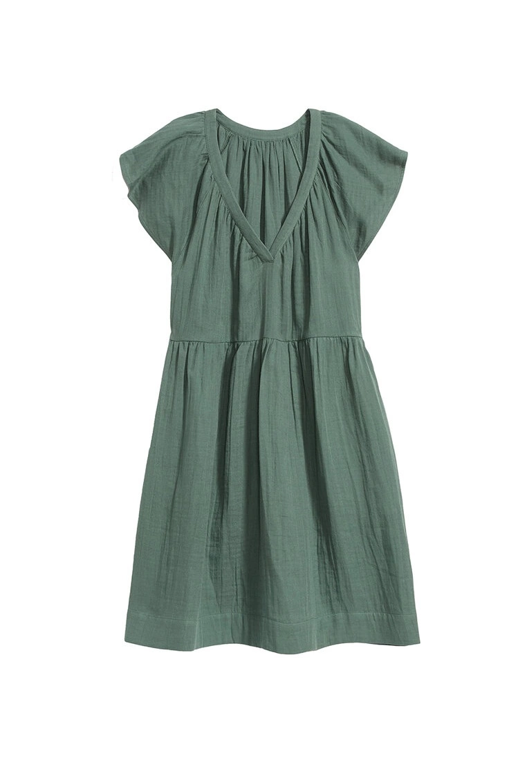 Old Navy Flutter Sleeves V Neck Mini Swing Dress 10 Old Navy Flutter Sleeves V Neck Mini Swing Dress - Billede 8