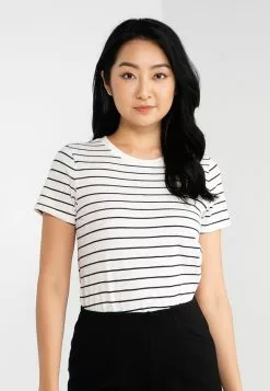Old Navy Striped EveryWear Slub-Knit Short-Sleeve T-Shirt