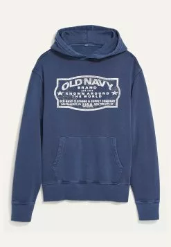 Old Navy Garment-Dyed Vintage Logo Pullover Hoodie -Cykler Salgsbutik old navy 7593 3006895 6