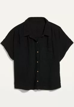 Old Navy Short-Sleeve Loose Shirt 17 Old Navy Short-Sleeve Loose Shirt -Cykler Salgsbutik old navy 7595 6680716 8