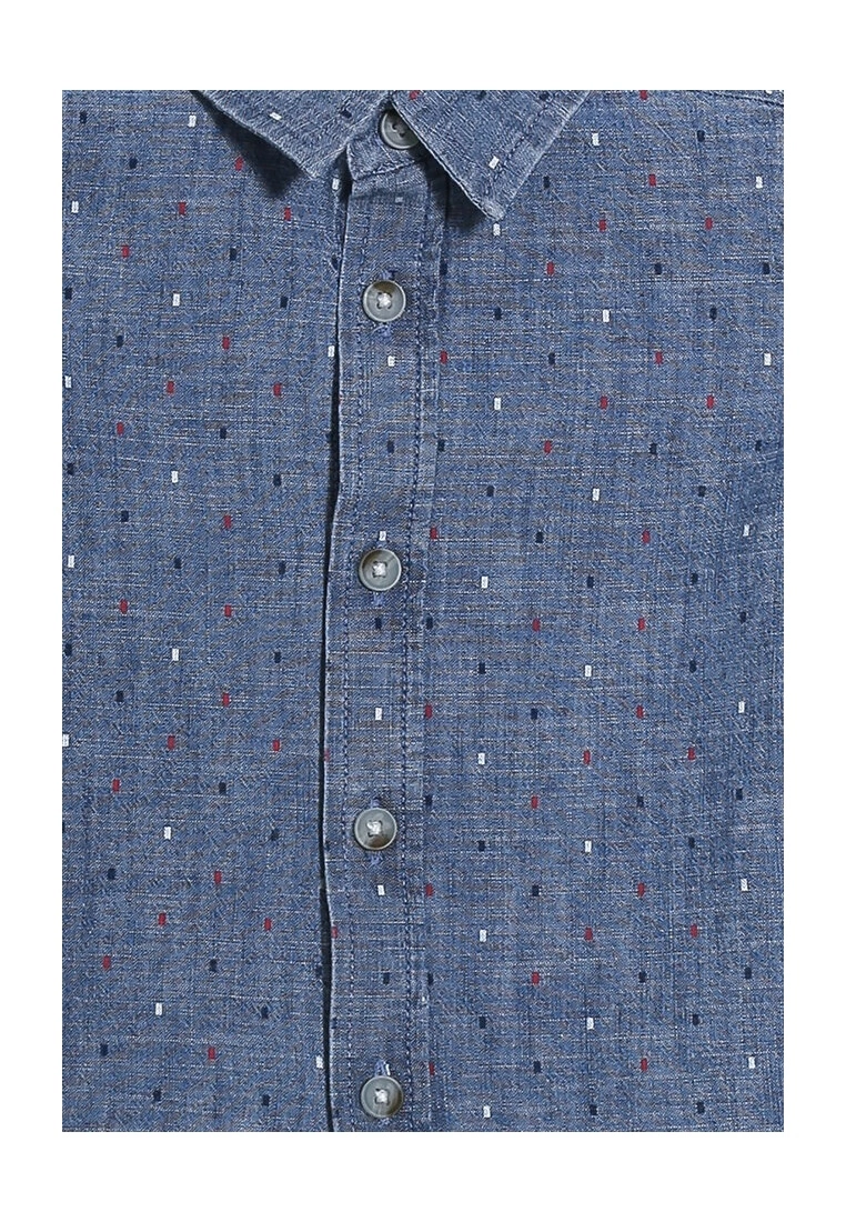 Old Navy Printed Chambray Short-Sleeves Shirt 5 Old Navy Printed Chambray Short-Sleeves Shirt - Billede 3