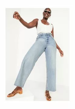 Old Navy Extra High Waisted Baggy Wide Leg Non-Stretch Jeans 12 Old Navy Extra High Waisted Baggy Wide Leg Non-Stretch Jeans -Cykler Salgsbutik old navy 7642 3585626 3