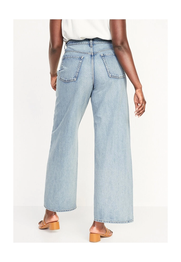 Old Navy Extra High Waisted Baggy Wide Leg Non-Stretch Jeans 7 Old Navy Extra High Waisted Baggy Wide Leg Non-Stretch Jeans - Billede 5