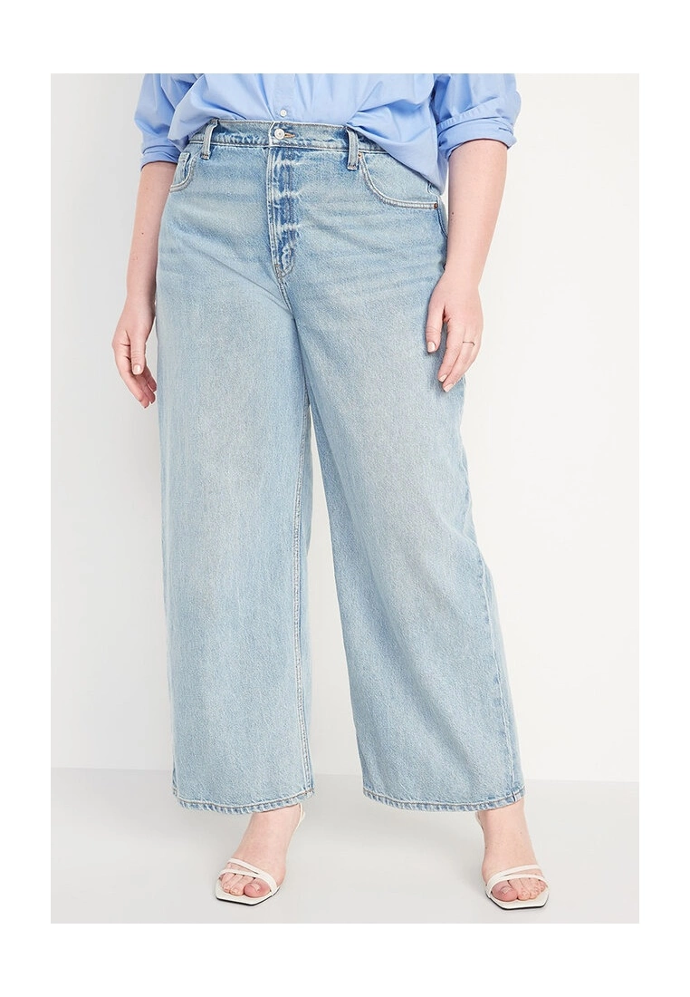 Old Navy Extra High Waisted Baggy Wide Leg Non-Stretch Jeans 8 Old Navy Extra High Waisted Baggy Wide Leg Non-Stretch Jeans - Billede 6