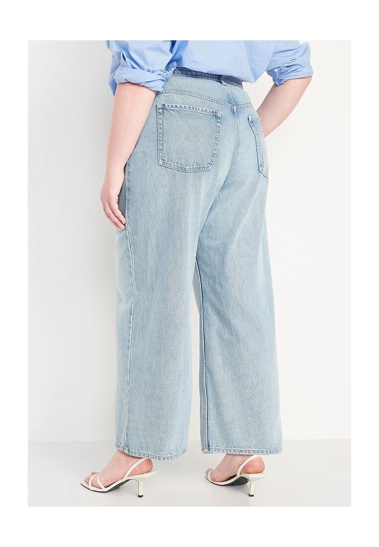 Old Navy Extra High Waisted Baggy Wide Leg Non-Stretch Jeans 9 Old Navy Extra High Waisted Baggy Wide Leg Non-Stretch Jeans - Billede 7