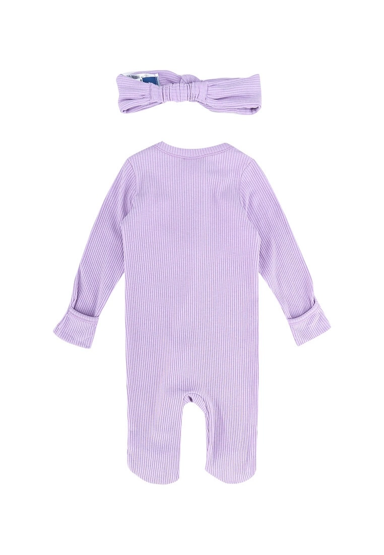 Old Navy Ribbed Onesie & Headband Layette Set 4 Old Navy Ribbed Onesie & Headband Layette Set - Billede 2